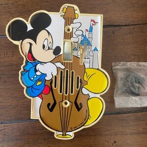 Vintage 1983 Walt Disney Mickey Mouse Musical Light Switch